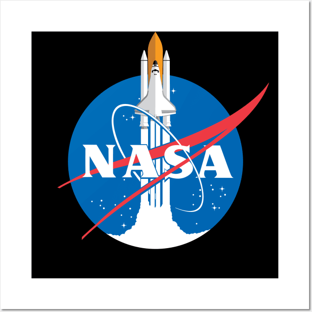 Nasa Space Shuttle Wall Art by Bomdesignz